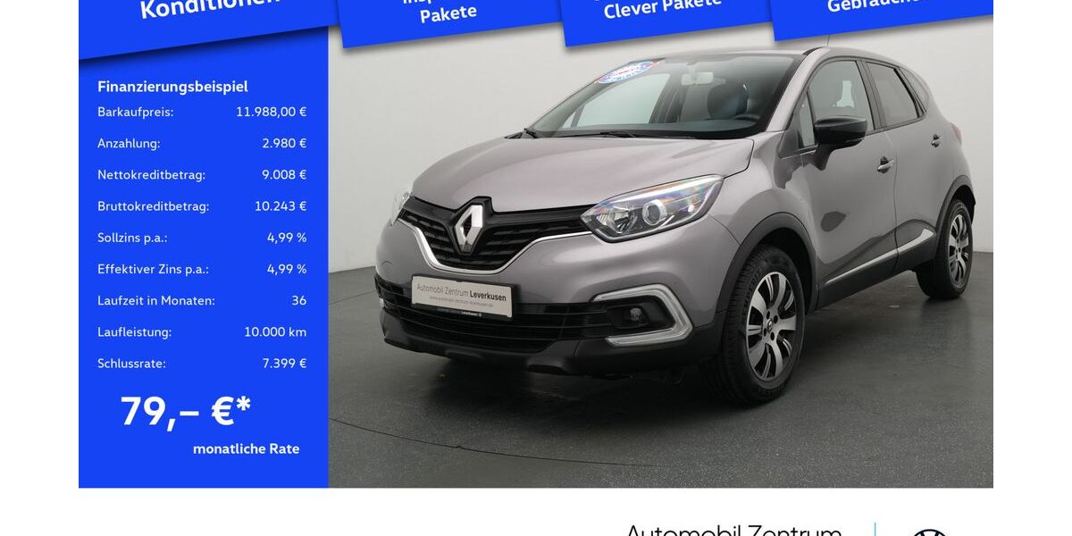 Renault Captur 53.085 km 11.988 &euro; Leverkusen 51379