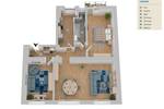 Etagenwohnung Düsseldorf Unterbilk - 3 Zimmer, 90 m&sup2;, 1.810&euro; | Angebot:26874110