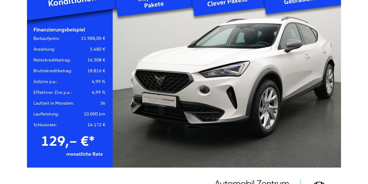 Cupra Formentor 30.048 km 21.980 &euro; Leverkusen 51379
