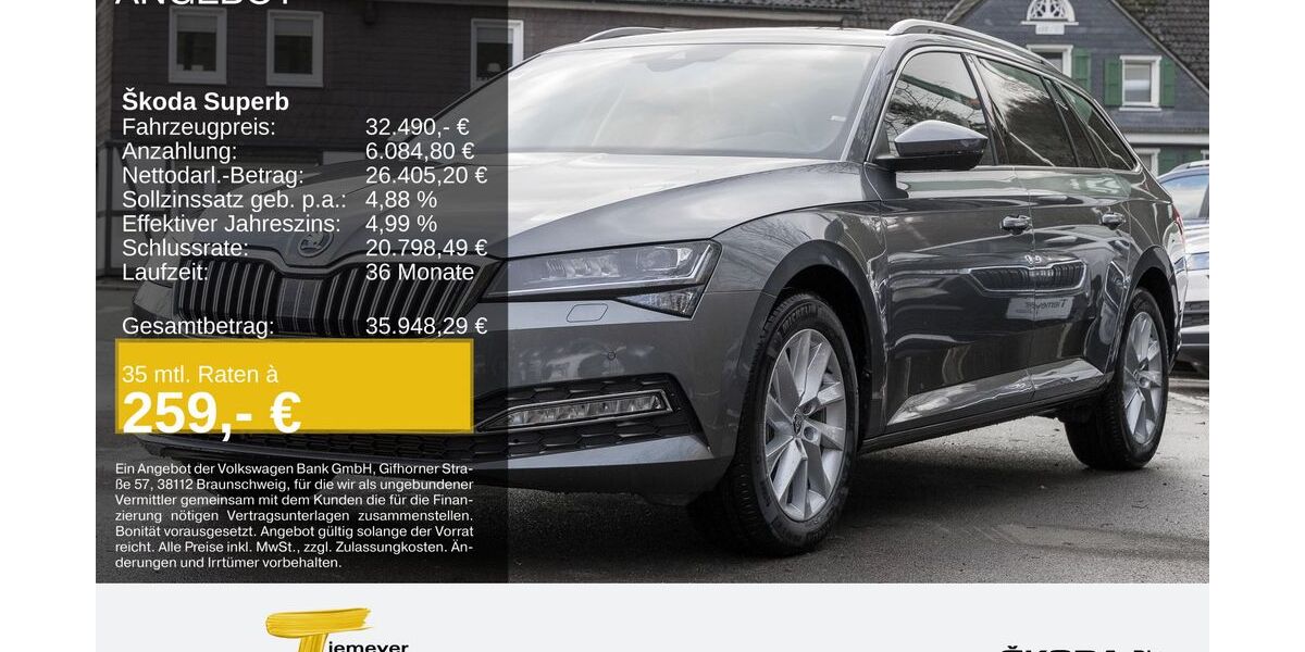 Skoda Superb 29.999 km 29.899 &euro; Remscheid 42857