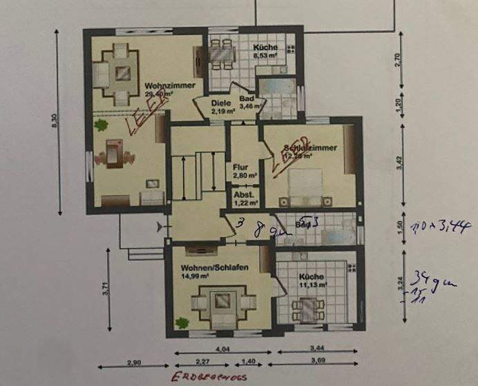 Gepflegtes Mehrfamilienhaus in Solingen-Mitte! 1 zimmer