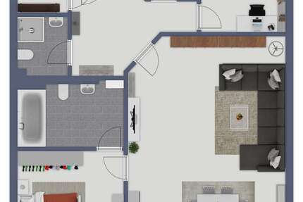 Wohnung zum Mieten in Leverkusen 890 € 94 m² 3 zimmer