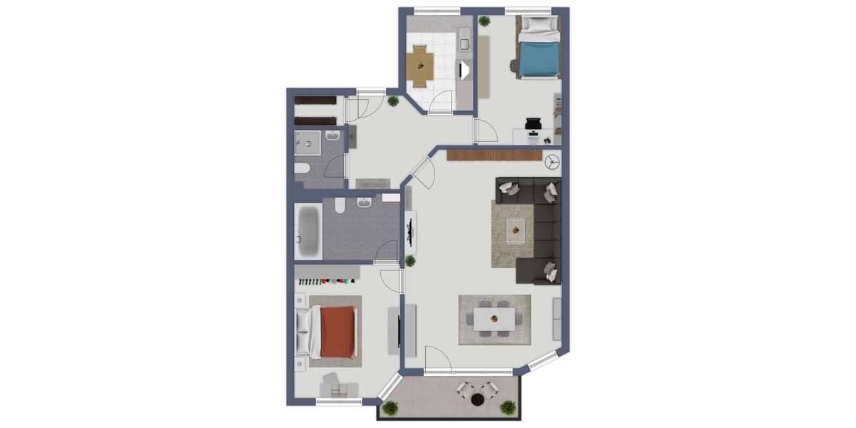 Wohnung zum Mieten in Leverkusen 890 € 94 m² 3 zimmer