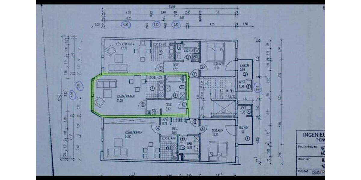 Etagenwohnung Düsseldorf Flingern Süd - 1 Zimmer, 37 m&sup2;, 215.000&euro; | Angebot:27168184