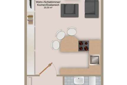 Wohnung zum Kaufen in Beuren 111.000 € 27 m²