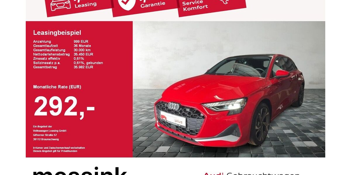 Audi A3 8.432 km 35.450 &euro; Wermelskirchen 42929