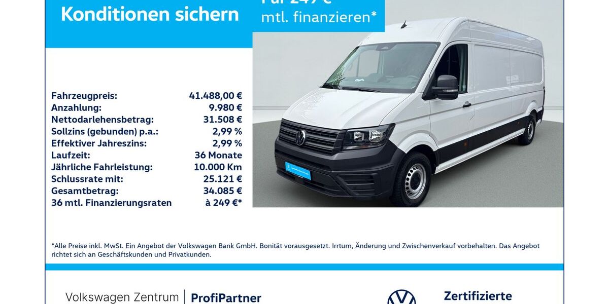VW Crafter 36.040 km 40.980 &euro; Leverkusen 51379