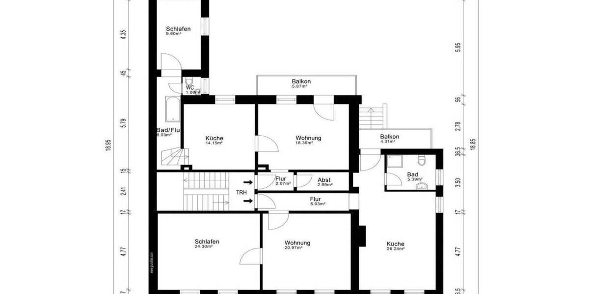 Mehrfamilienhaus, Wohnhaus Solingen Merscheid - 1 Zimmer, 407 m&sup2;, 579.000&euro; | Angebot:26229582