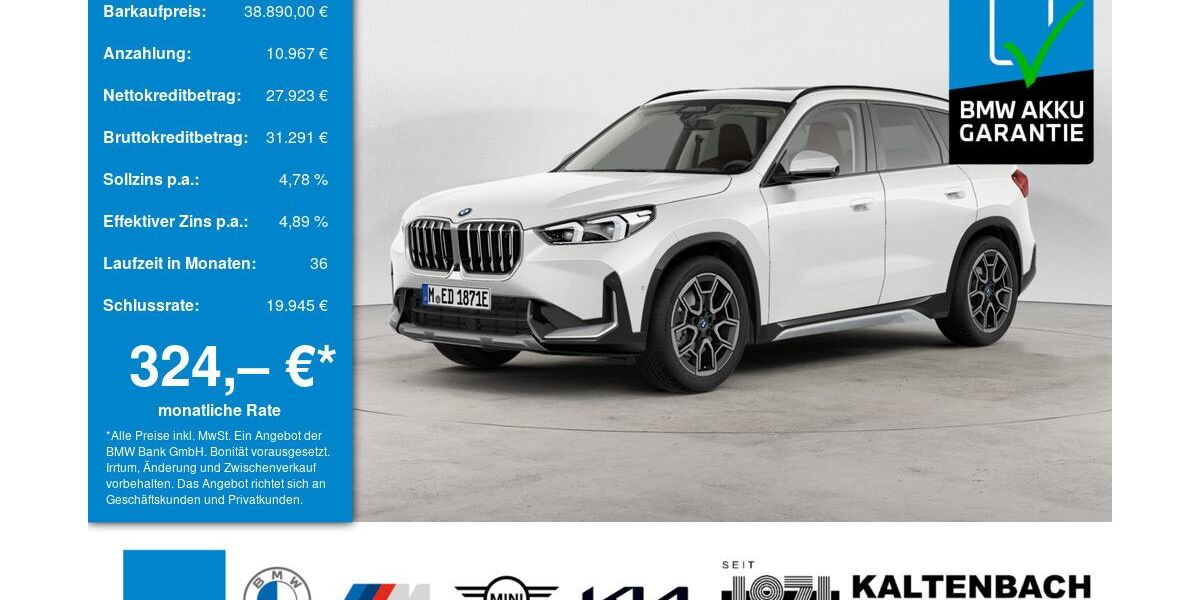 BMW iX1 12.887 km 38.390 &euro; Remscheid 42897