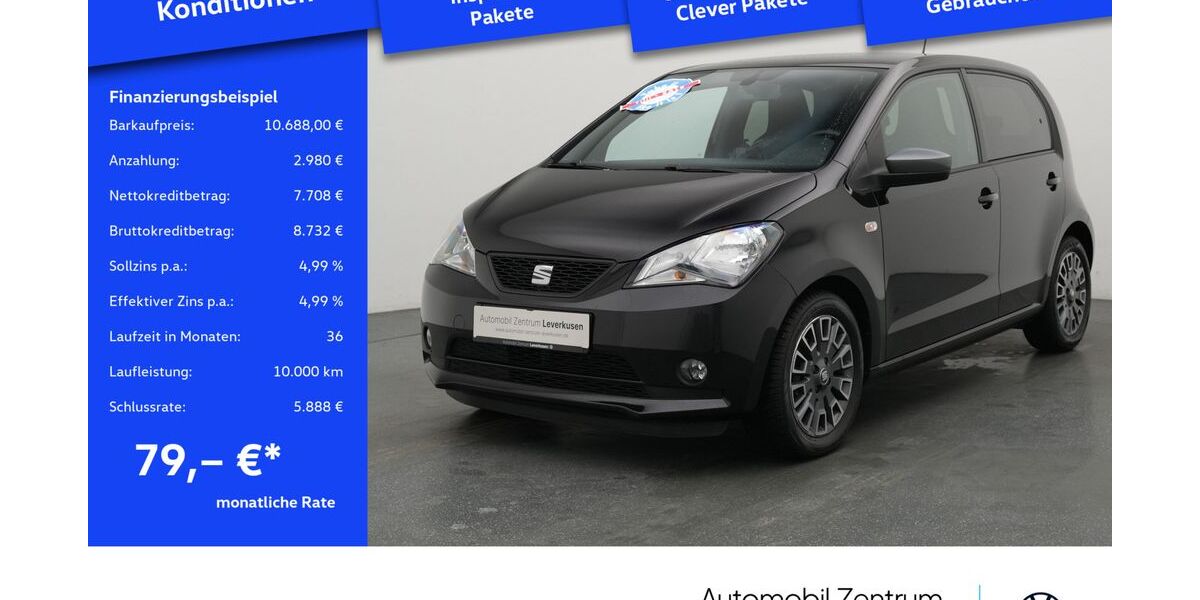 Seat Mii 39.599 km 10.680 &euro; Leverkusen 51379