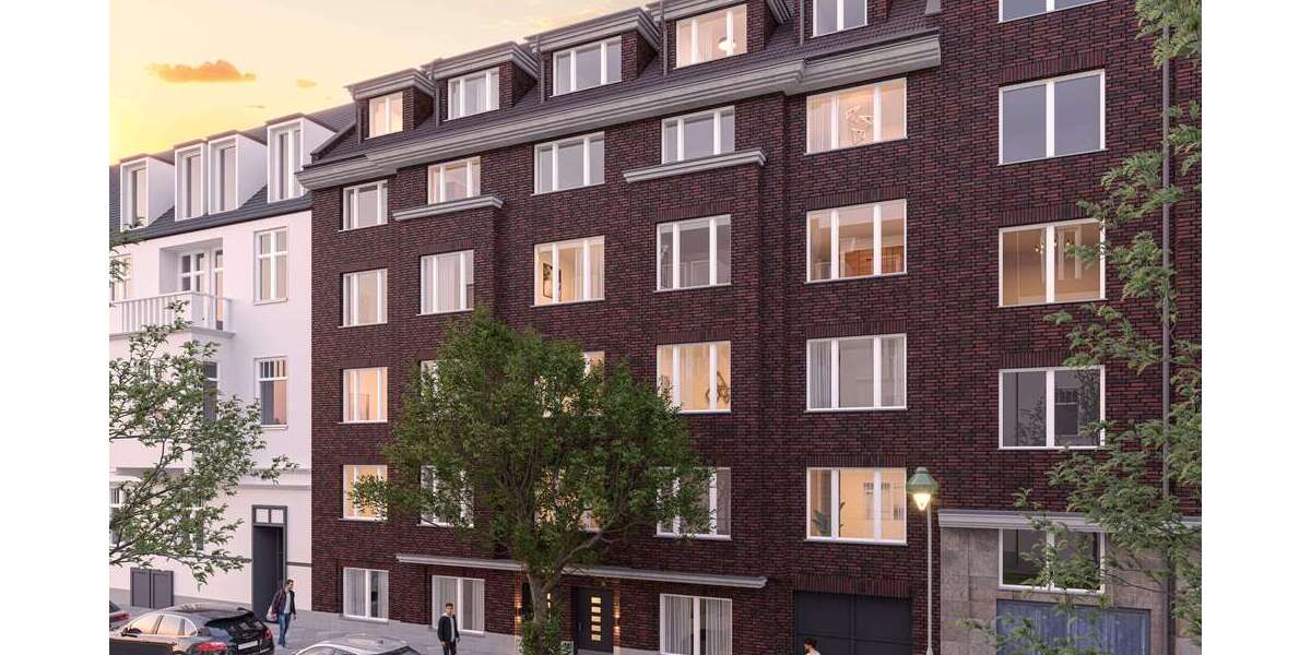 Etagenwohnung Düsseldorf Derendorf - 4 Zimmer, 128 m&sup2;, 1.149.000&euro; | Angebot:26490436