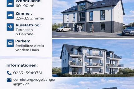 Wohnung Wetter (Ruhr) - 2.5 Zimmer, 60 m&sup2;, 840&euro; | Angebot:26250723