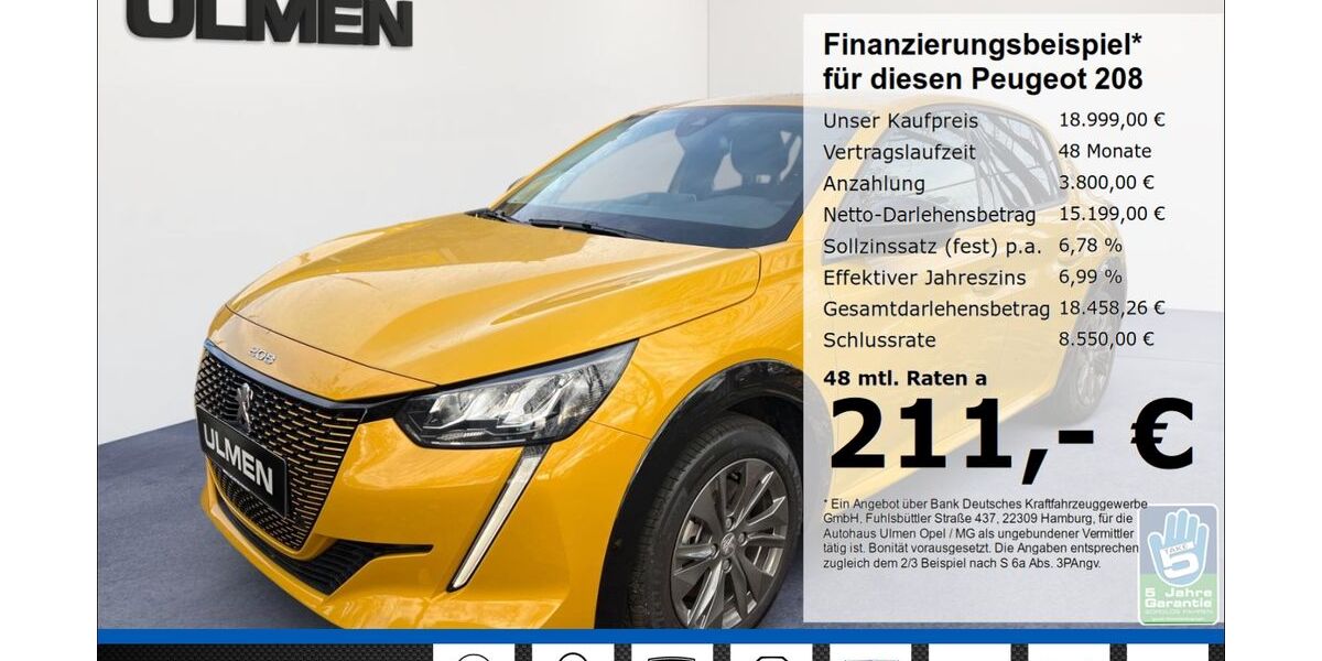 Peugeot 208 13.445 km 18.999 &euro; Düsseldorf 40231