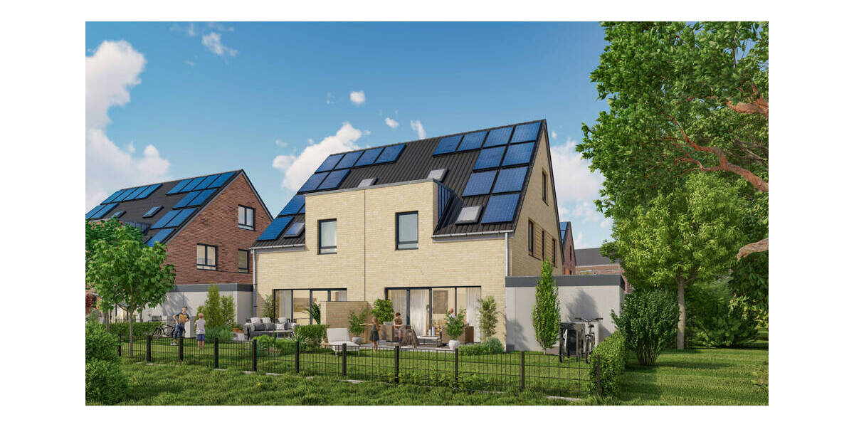 Attraktive Doppelhaushälfte mit Seiteneingang (Neubau) in schöner Wohnlage in Leverkusen-Steinbüchel 5 zimmer