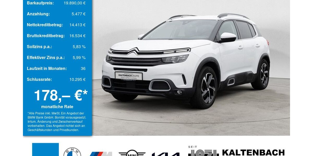 Citroen C5 Aircross 61.723 km 19.590 &euro; Overath-Vilkerath 51491