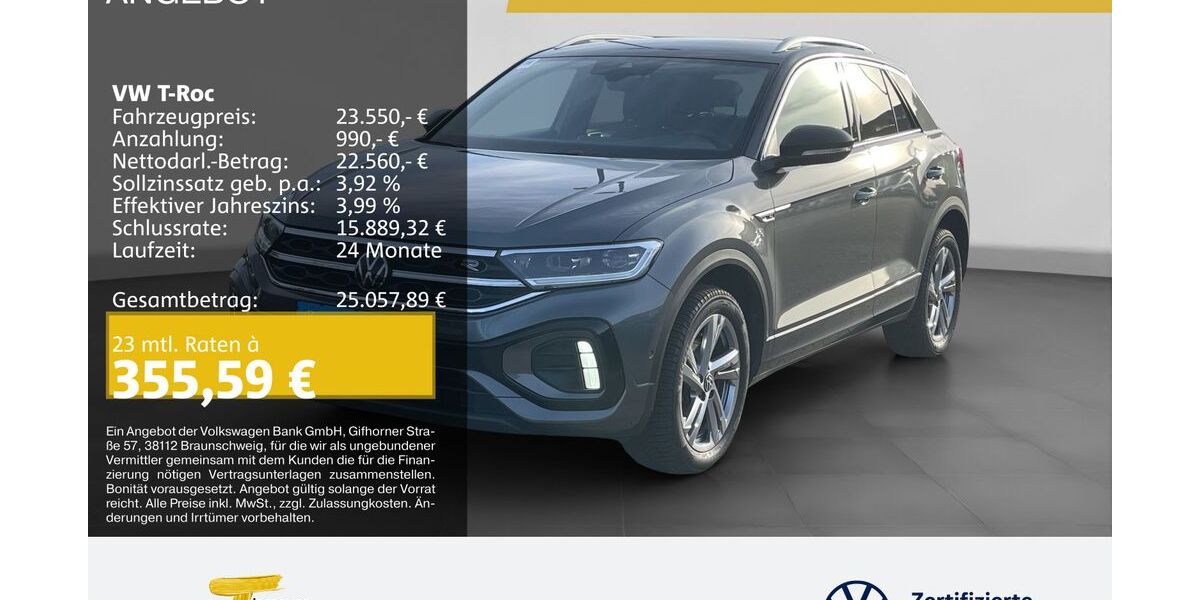 VW T-Roc 62.026 km 23.550 &euro; Remscheid 42897