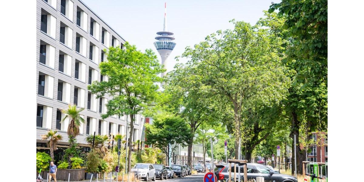 Ab 1.4.26: Möbliertes Top-Apartment im Medienhafen D'Dorf 1 zimmer