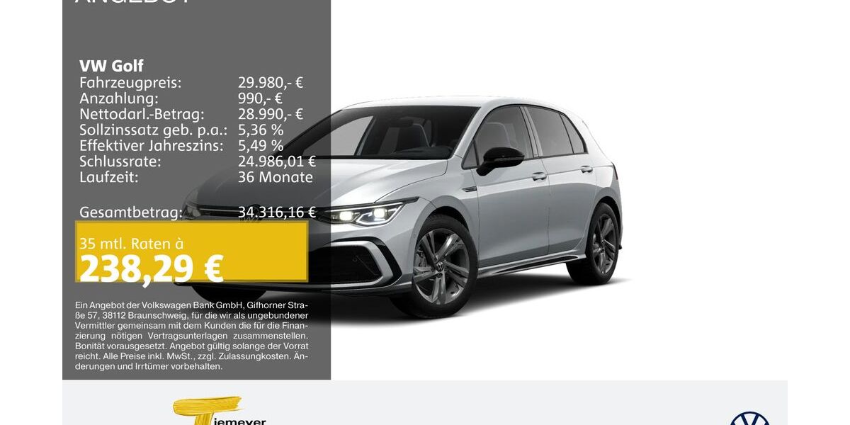 VW Golf 13.490 km 29.980 &euro; Remscheid 42897