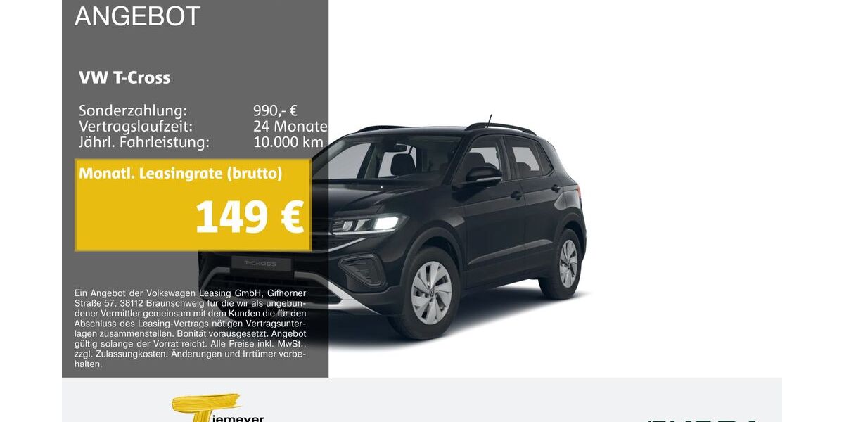 VW T-Cross 9.291 km 23.230 &euro; Remscheid 42857