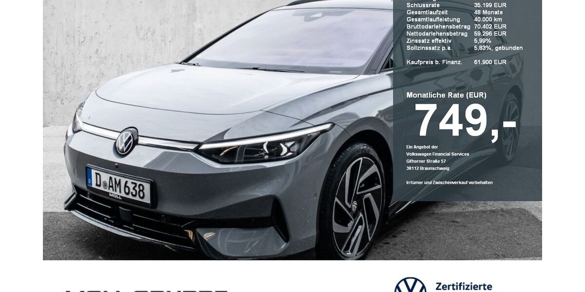 VW ID.7 15.000 km 61.900 € Düsseldorf 40549