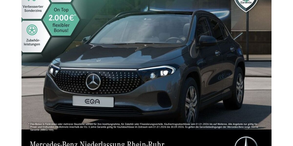 Mercedes-Benz EQA 8.806 km 37.890 &euro; Düsseldorf 40470
