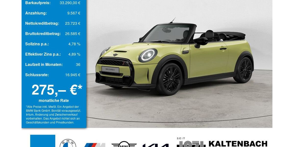 Mini Cooper S Cabrio 17.308 km 32.890 &euro; Remscheid 42897