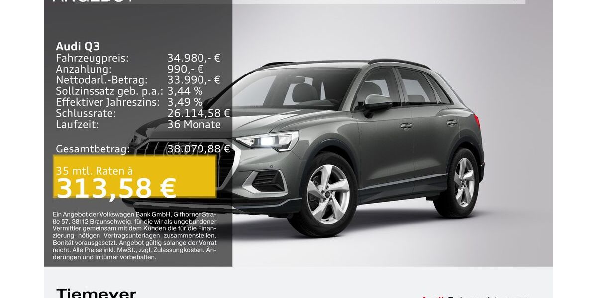 Audi Q3 22.566 km 34.490 &euro; Remscheid 42897