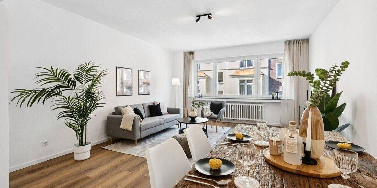 Etagenwohnung Düsseldorf Pempelfort - 3 Zimmer, 90 m&sup2;, 424.800&euro; | Angebot:26402428