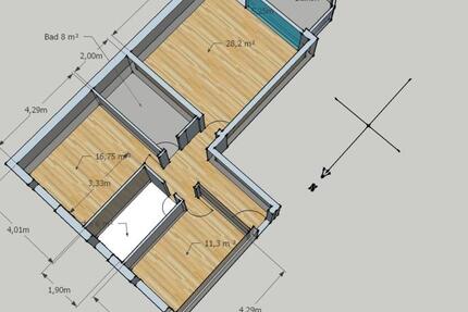 schöne Eigentumswohnung 81m² Wptl.-Langerfeld 3 zimmer