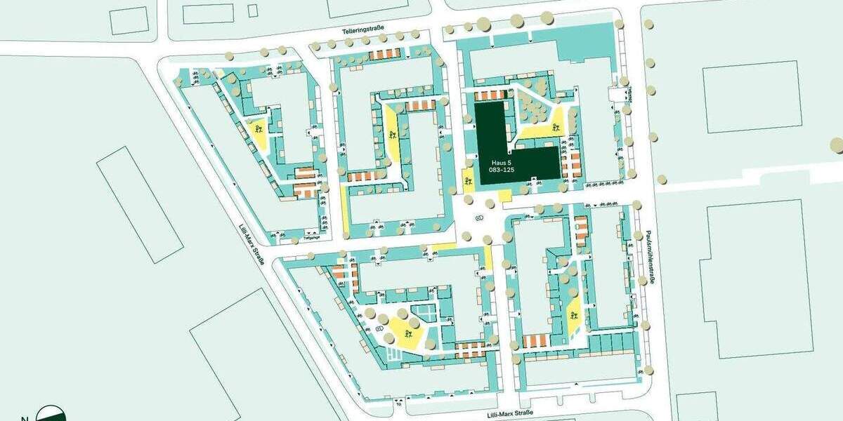 3-Zi. im 3. Obergeschoss, barrierefrei, mit Balkon und bodengleicher Dusche 3 zimmer