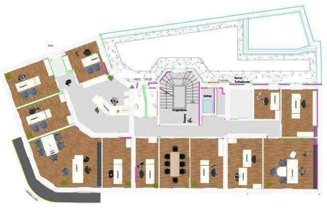 Gewerbeobjekt Düsseldorf Stadtmitte - 1 Zimmer, 230 m&sup2;, 3.105&euro; | Angebot:25683502