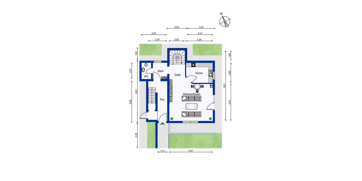 Wimmersberg - Haus in ruhiger Lage mit großem Grundstück 4 zimmer
