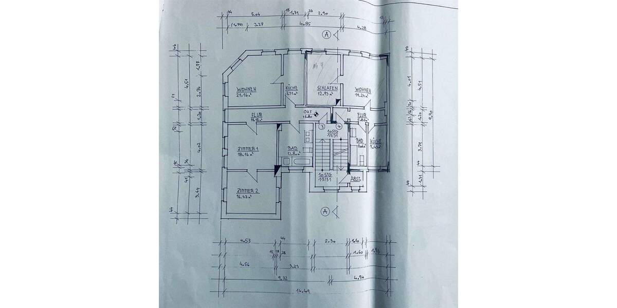 Etagenwohnung Wuppertal Langerfeld - 3 Zimmer, 88 m&sup2;, 163.000&euro; | Angebot:25692788