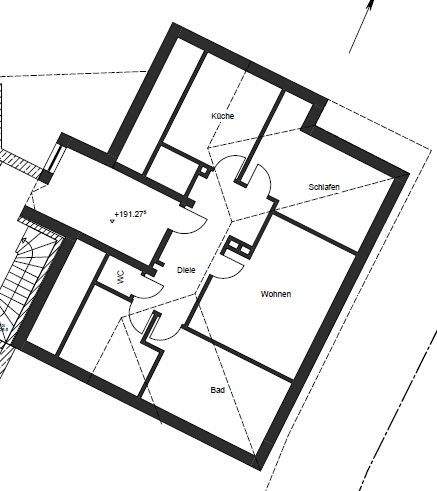 Etagenwohnung Gevelsberg - 3 Zimmer, 76 m&sup2;, 595&euro; | Angebot:25686629