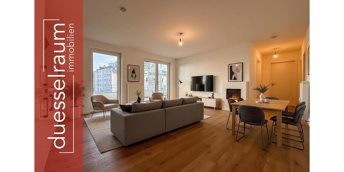 Pempelfort: Urbaner Wohntraum – stilvolle 3-Zimmer-Wohnung in Bestlage mit Balkon & Einbauküche 3 zimmer