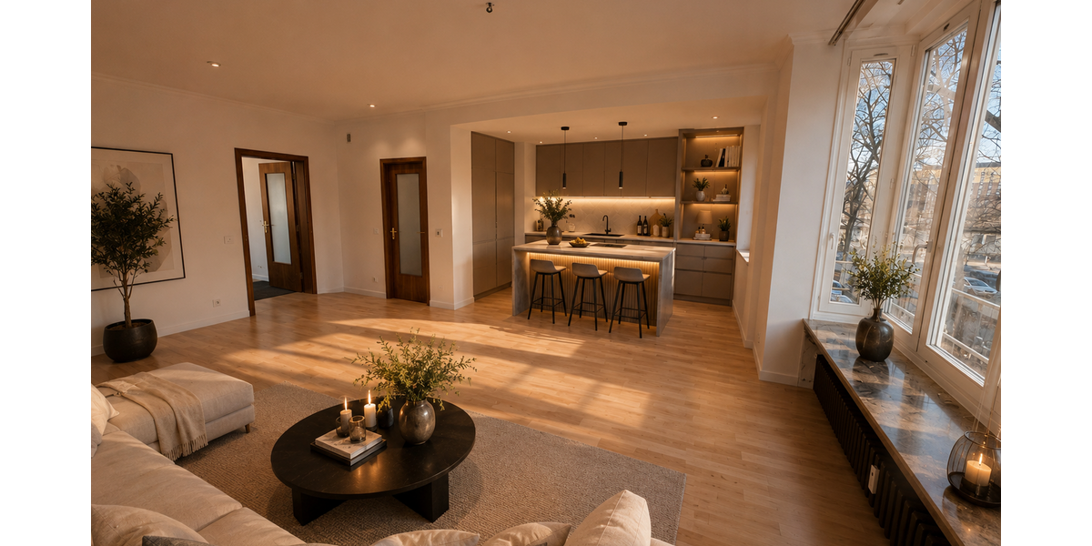 Etagenwohnung Düsseldorf Oberbilk - 4 Zimmer, 127 m&sup2;, 440.000&euro; | Angebot:26484158