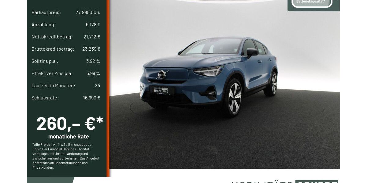 Volvo C40 63.892 km 27.390 &euro; Engelskirchen 51766