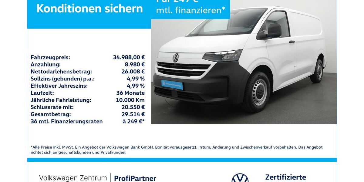 VW T7 Transporter 15.466 km 34.988 &euro; Leverkusen 51379