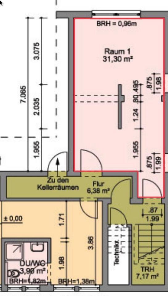 BüroZimmer mit seperatem Zugang [31qm]