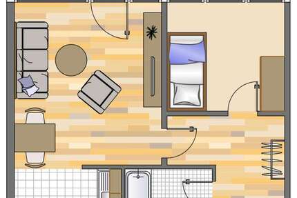 Wohnung zum Mieten in Ratingen 544 € 44.69 m² 2.5 zimmer