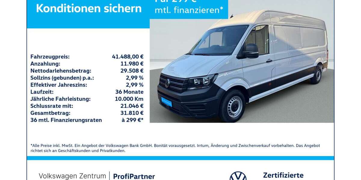 VW Crafter 36.116 km 41.488 &euro; Leverkusen 51379