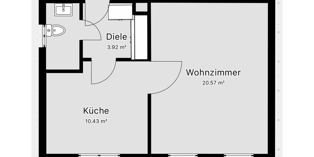 Etagenwohnung Bochum Bochum-Südwest - 2 Zimmer, 36 m&sup2;, 399&euro; | Angebot:25179120