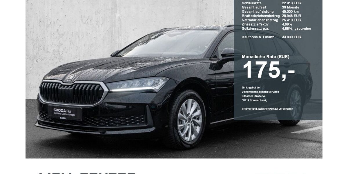 Skoda Superb 16.797 km 33.100 &euro; Düsseldorf 40474