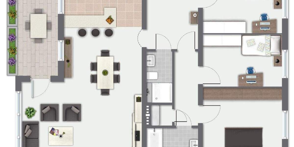 **RESERVIERT**Familienglück auf 4 Zimmern - mit sonnigem Südbalkon und Tiefgaragenstellplatz 4 zimmer