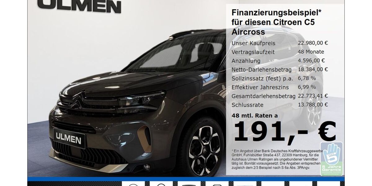 Citroen C5 Aircross 15.622 km 22.980 &euro; Ratingen 40880