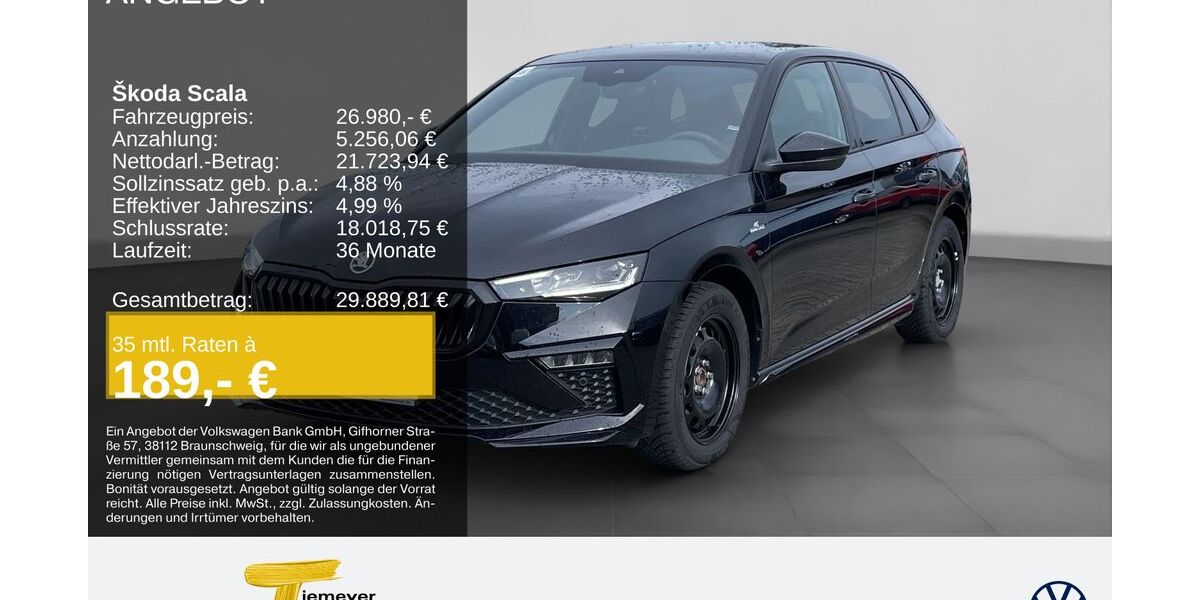 Skoda Scala 5.121 km 26.490 &euro; Remscheid 42897