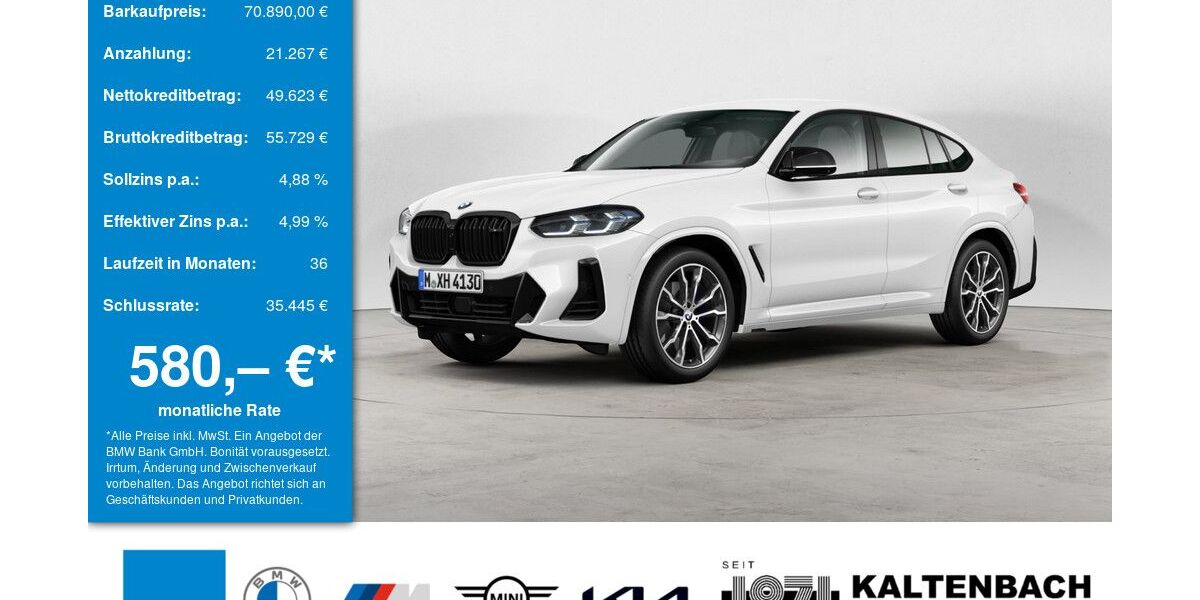 BMW X4 M40 9.346 km 70.890 &euro; Remscheid 42897