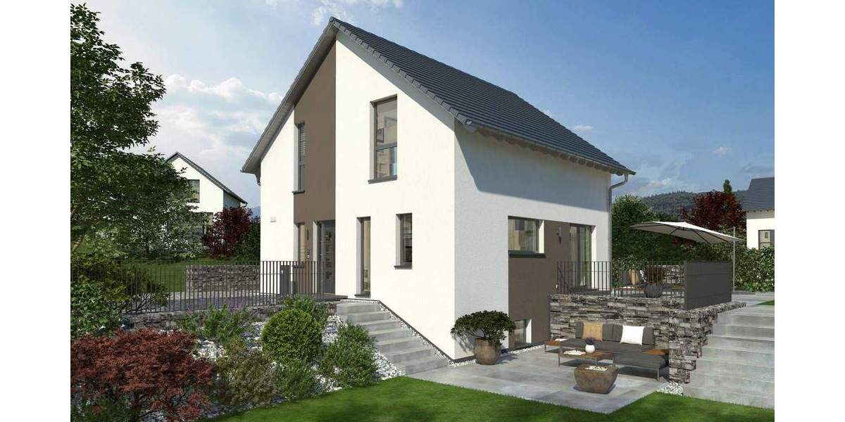 Schlüsselfertiges Haus mit Keller am Hang zum Verkauf! 7 zimmer