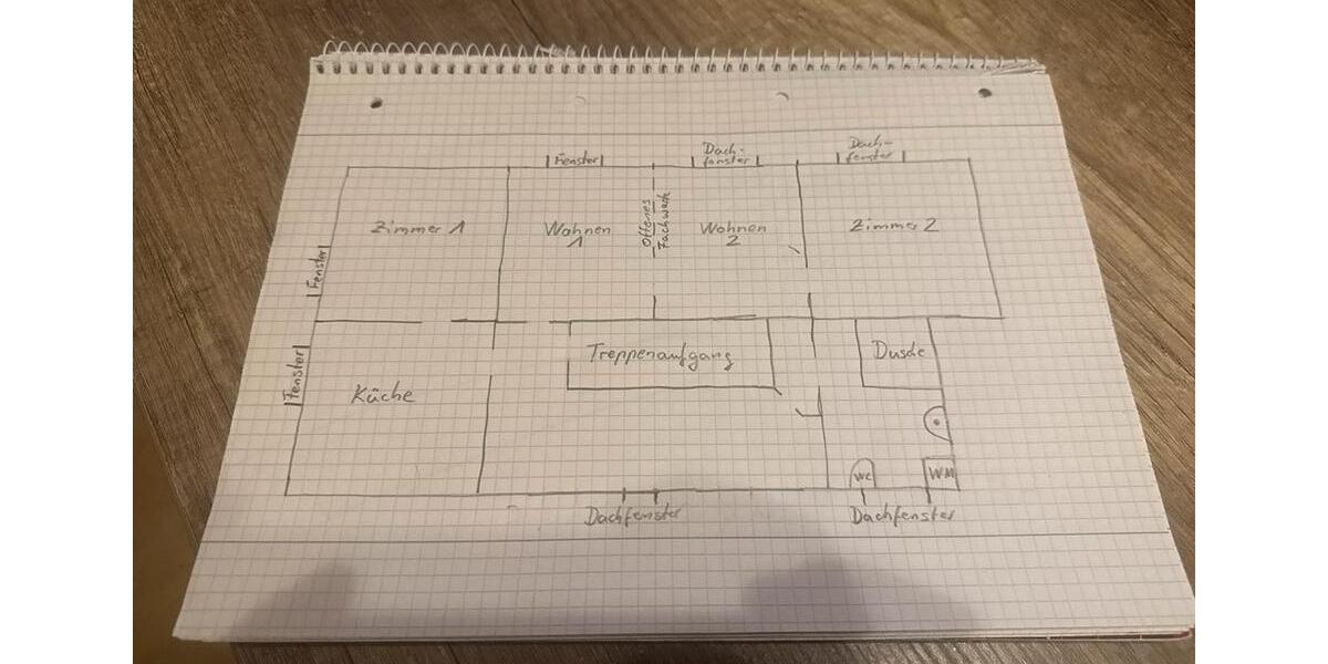 Dachgeschoßwohnung Solingen Central - 4 Zimmer, 80 m&sup2;, 800&euro; | Angebot:26465564