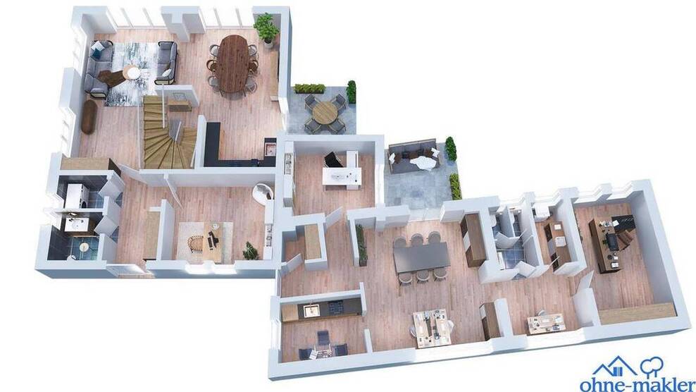 Büros Praxis Wohnhaus - zentrale u. ruhige Lage Bergisch Gladbach, Hauptstraße